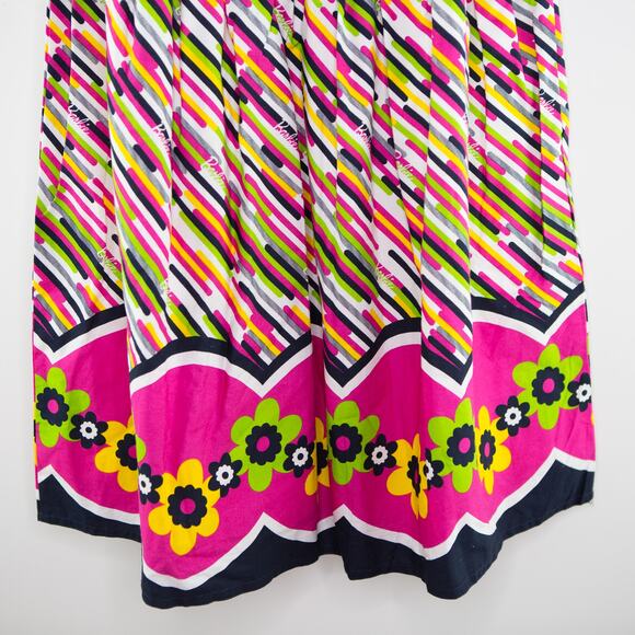 BARBIE Dress Girl's Size 10/12 Shrawanti Colorful Abstract Floral - Picture 4 of 10